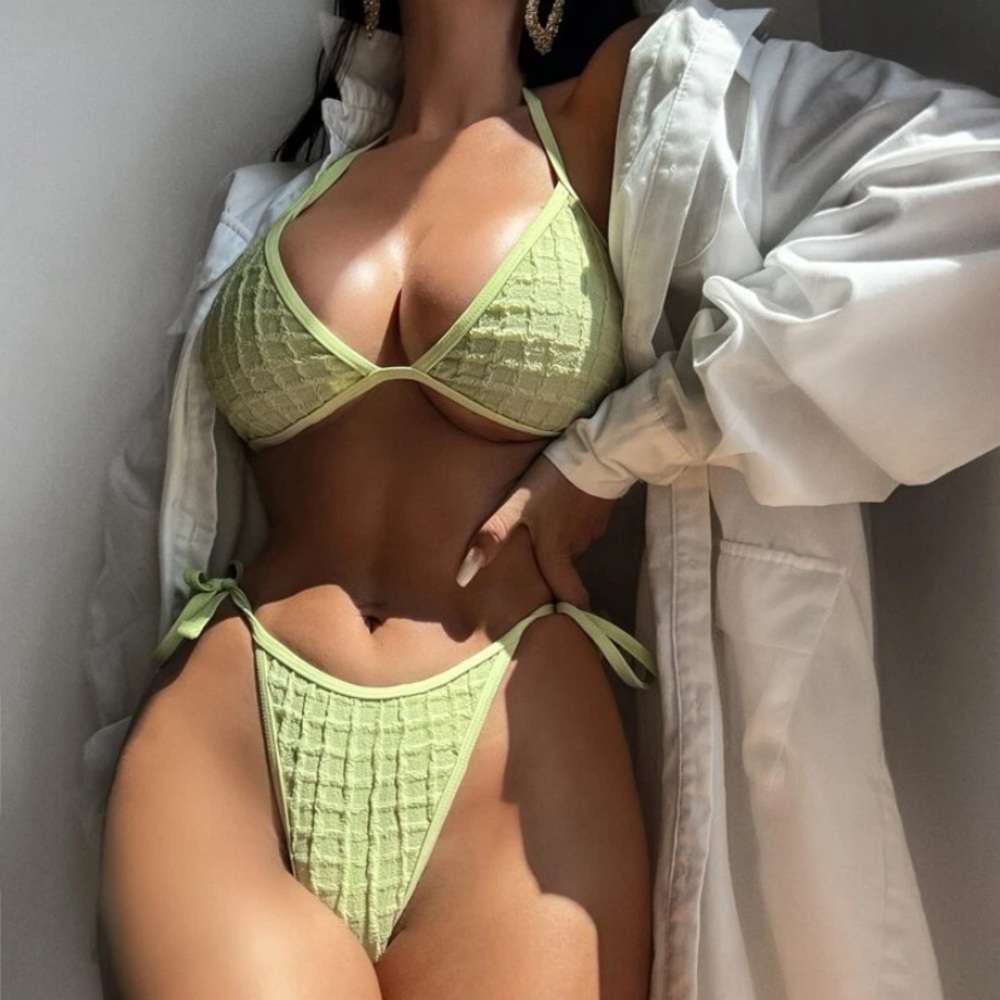 Green bikini